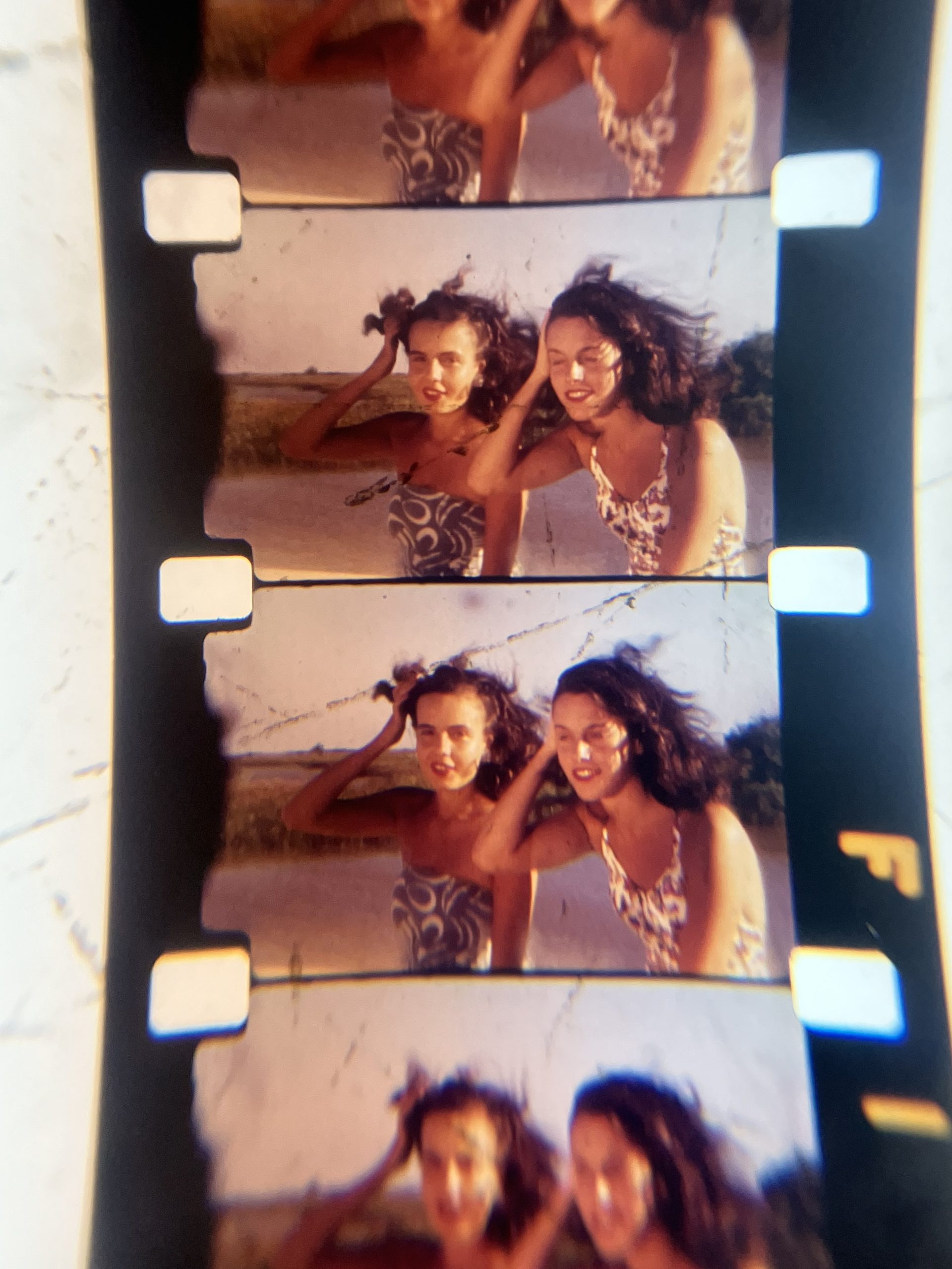 Behind-the-scenes footage of the film “En el último piso”