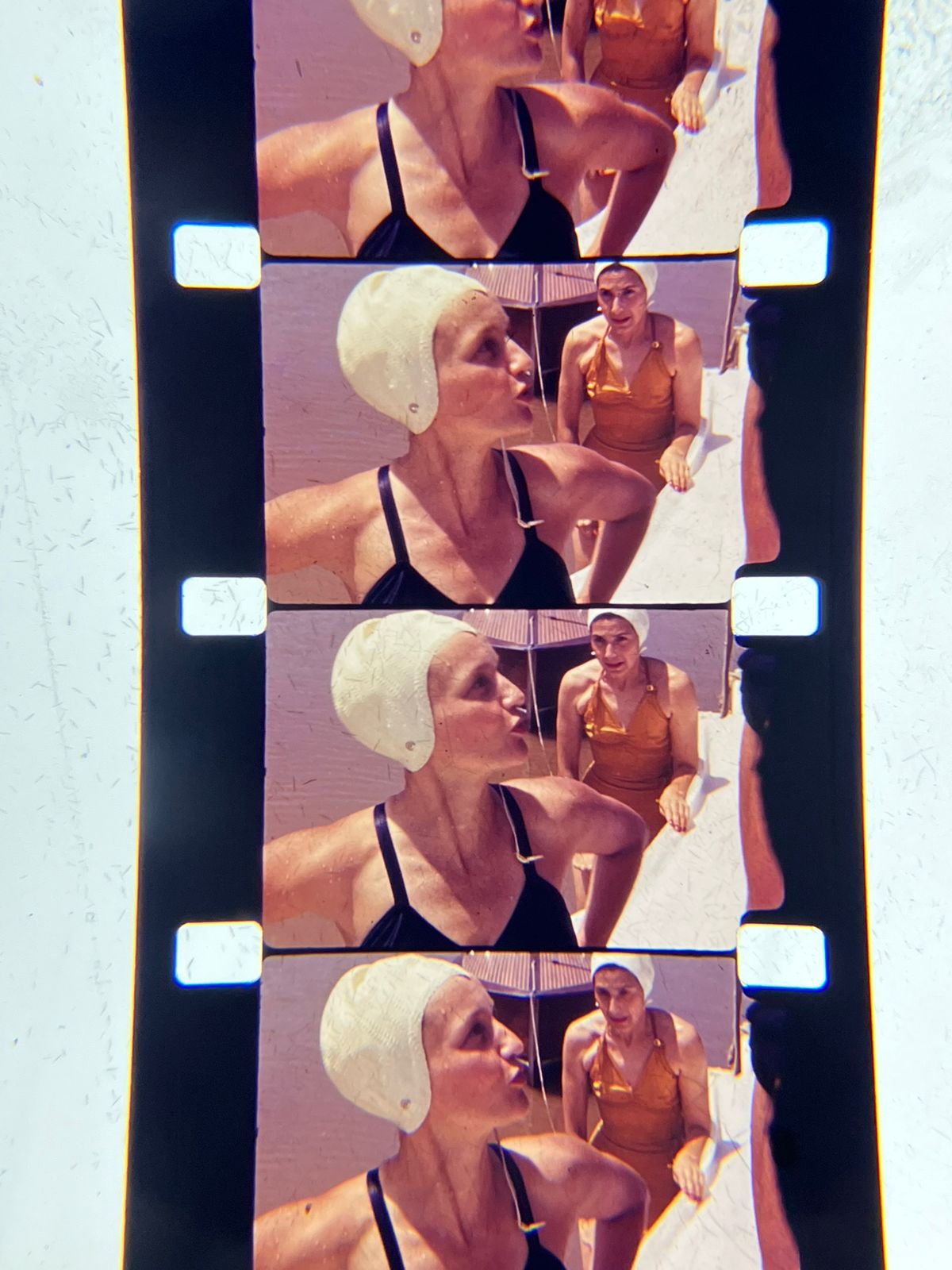 Behind-the-scenes footage of the film “En el último piso”